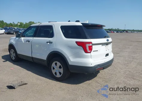 2017 Ford Police Interceptor из США, поврежденный, VIN 1FM5K8ARXHGB93123